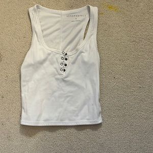 Aeropostale white tank top
